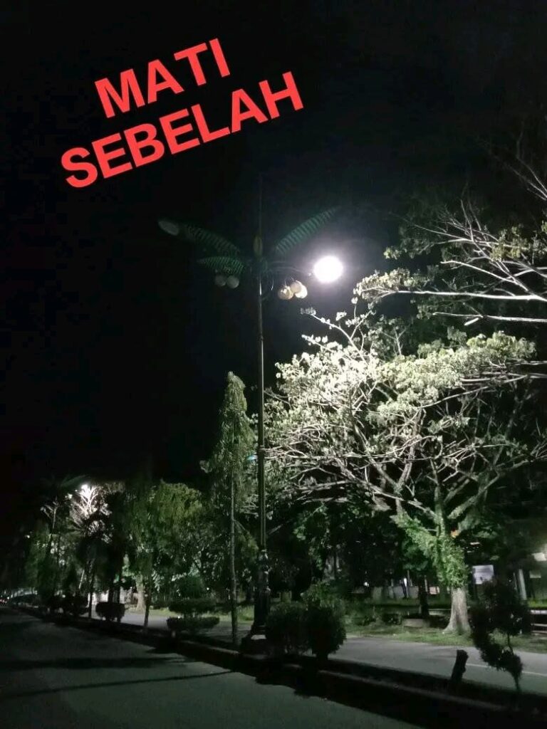 Lampu Mati di Jalanan Tembilahan