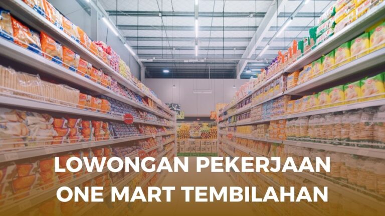 Lowongan Kerja Pramuniaga One Mart Tembilahan